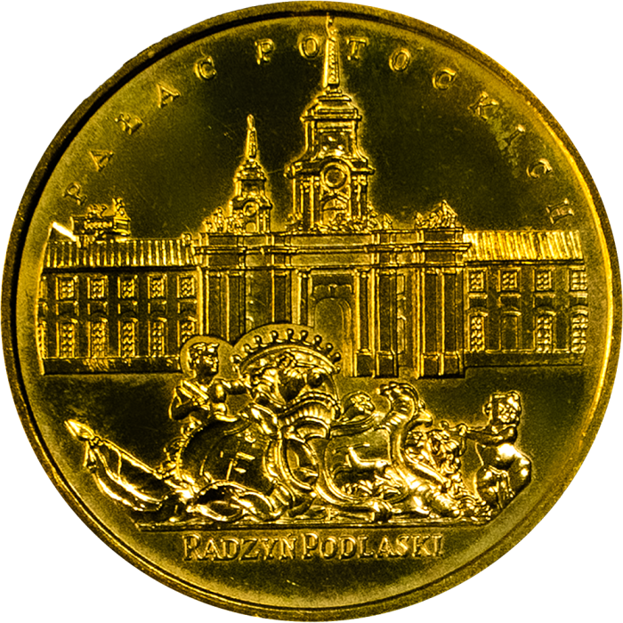 2 Злотых 1999 года "Радзынь-Подляский дворец" - Польша UNC