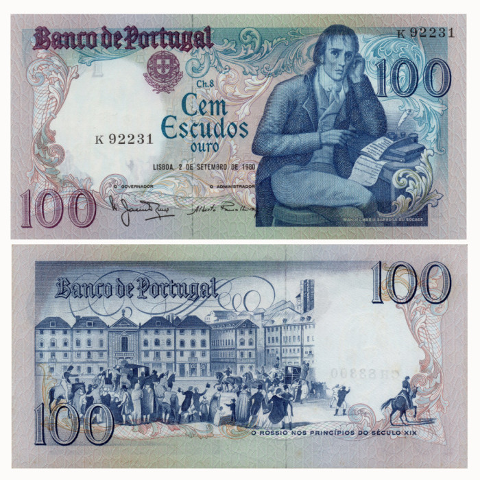100 Эскудо 1980 года - Португалия P-178a(6) UNC