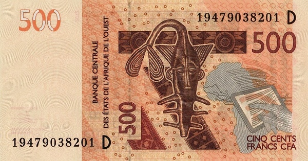 Банкнота Мали 500 франков 2019 год P-419D UNC