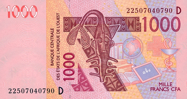 Банкнота Мали 1000 Франков 2022 год P-415D UNC