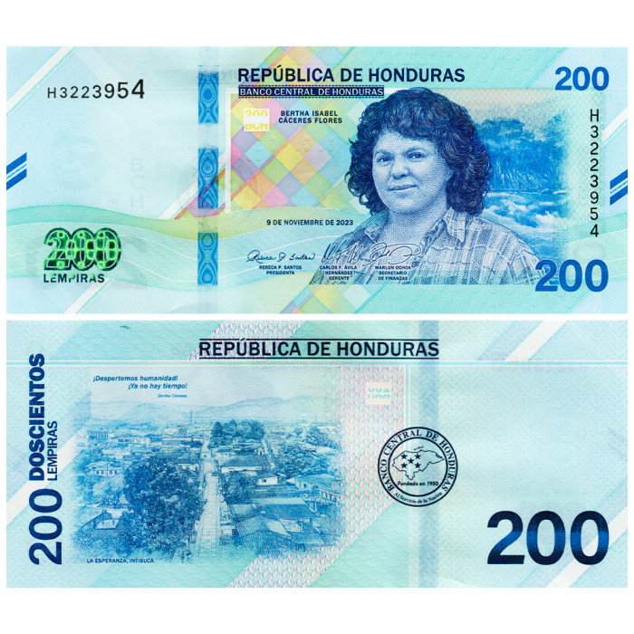 200 Лемпира 2023 года - Гондурас P-114 UNC